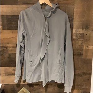 Rick Owens slab zip up wool jacket sweater